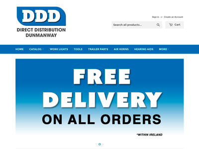 Direct Distribution Dunmanway website